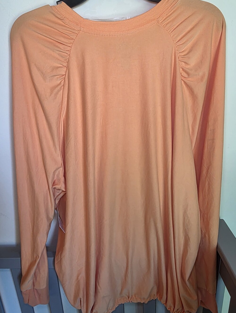 Pro Player Light Orange Coral Long-Sleeve Lightweight Pullover Size XL NWT - Picture 8 of 9